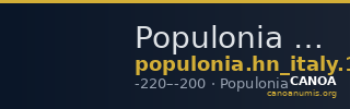 Populonia Historia Numorum Italy 196 — CANOA