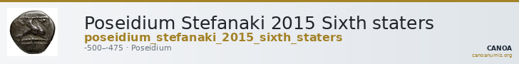 Poseidium Stefanaki 2015 Sixth staters — CANOA