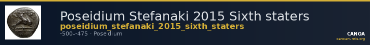 Poseidium Stefanaki 2015 Sixth staters — CANOA