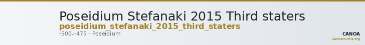 Poseidium Stefanaki 2015 Third staters — CANOA