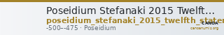 Poseidium Stefanaki 2015 Twelfth staters — CANOA