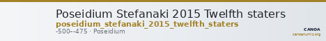 Poseidium Stefanaki 2015 Twelfth staters — CANOA