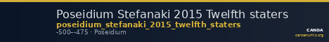 Poseidium Stefanaki 2015 Twelfth staters — CANOA