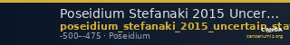 Poseidium Stefanaki 2015 Uncertain staters — CANOA