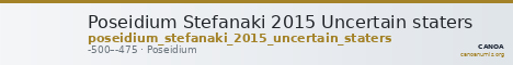Poseidium Stefanaki 2015 Uncertain staters — CANOA