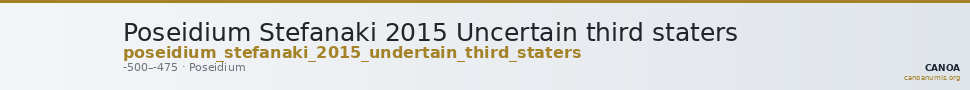 Poseidium Stefanaki 2015 Uncertain third staters — CANOA