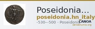 Poseidonia Historia Numorum Italy 1107 — CANOA