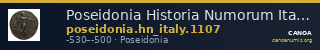 Poseidonia Historia Numorum Italy 1107 — CANOA