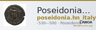 Poseidonia Historia Numorum Italy 1108 — CANOA