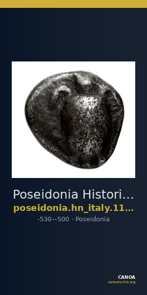 Poseidonia Historia Numorum Italy 1109 — CANOA