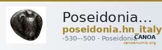 Poseidonia Historia Numorum Italy 1109 — CANOA