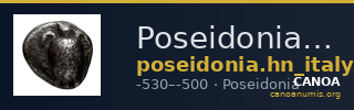 Poseidonia Historia Numorum Italy 1109 — CANOA