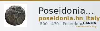 Poseidonia Historia Numorum Italy 1111 — CANOA