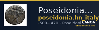 Poseidonia Historia Numorum Italy 1111 — CANOA