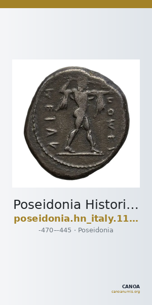 Poseidonia Historia Numorum Italy 1114 — CANOA