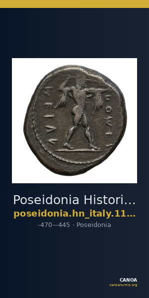 Poseidonia Historia Numorum Italy 1114 — CANOA