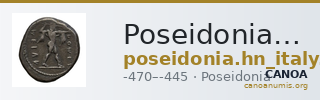 Poseidonia Historia Numorum Italy 1114 — CANOA