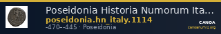 Poseidonia Historia Numorum Italy 1114 — CANOA