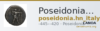 Poseidonia Historia Numorum Italy 1116 — CANOA