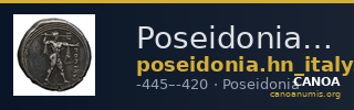Poseidonia Historia Numorum Italy 1116 — CANOA