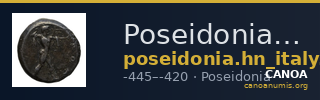 Poseidonia Historia Numorum Italy 1118 — CANOA