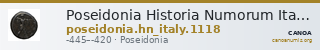 Poseidonia Historia Numorum Italy 1118 — CANOA