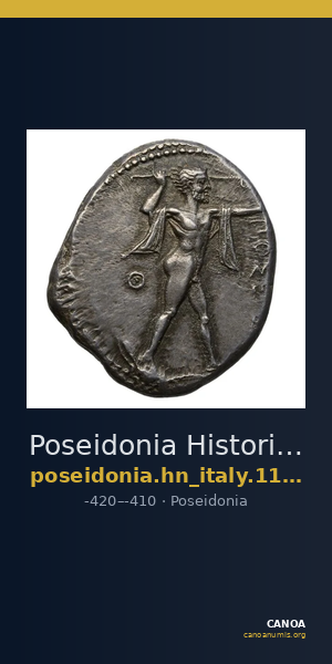 Poseidonia Historia Numorum Italy 1127 — CANOA