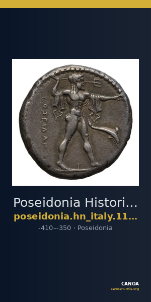 Poseidonia Historia Numorum Italy 1129-39 — CANOA