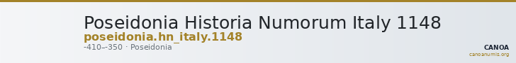 Poseidonia Historia Numorum Italy 1148 — CANOA