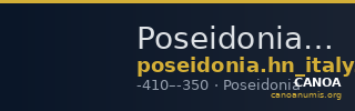 Poseidonia Historia Numorum Italy 1149 — CANOA
