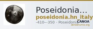 Poseidonia Historia Numorum Italy 1150 — CANOA