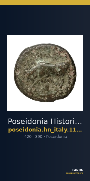 Poseidonia Historia Numorum Italy 1153 — CANOA
