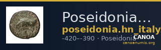 Poseidonia Historia Numorum Italy 1153 — CANOA
