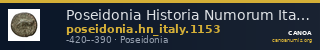 Poseidonia Historia Numorum Italy 1153 — CANOA