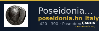 Poseidonia Historia Numorum Italy 1155 — CANOA