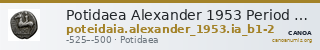 Potidaea Alexander 1953 Period I.A. b1-2 — CANOA