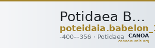 Potidaea Babelon 1932 958 — CANOA