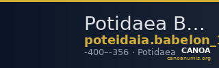 Potidaea Babelon 1932 958 — CANOA