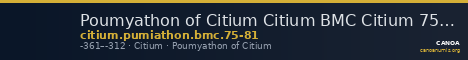 Poumyathon of Citium Citium BMC Citium 75-81 — CANOA
