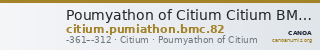 Poumyathon of Citium Citium BMC Citium 82 — CANOA