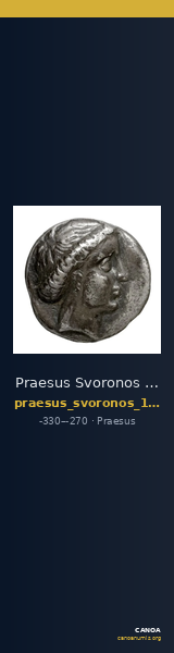 Praesus Svoronos 1890 (1972) 15-20, 40-42, 46-48 — CANOA