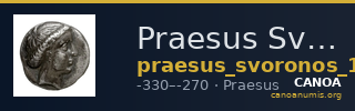 Praesus Svoronos 1890 (1972) 15-20, 40-42, 46-48 — CANOA