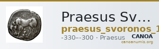 Praesus Svoronos 1890 (1972) 2 — CANOA