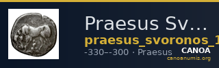 Praesus Svoronos 1890 (1972) 2 — CANOA