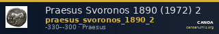 Praesus Svoronos 1890 (1972) 2 — CANOA