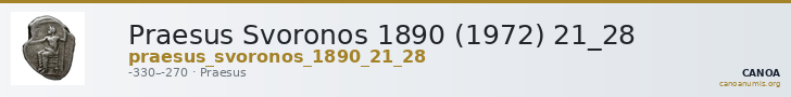 Praesus Svoronos 1890 (1972) 21_28 — CANOA