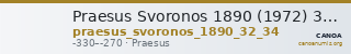 Praesus Svoronos 1890 (1972) 32, 34 — CANOA