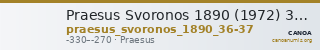 Praesus Svoronos 1890 (1972) 36-37 — CANOA