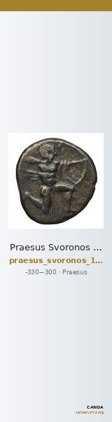 Praesus Svoronos 1890 (1972) 5-12 — CANOA