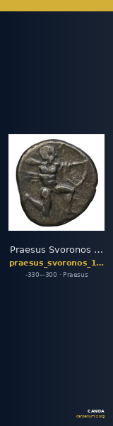 Praesus Svoronos 1890 (1972) 5-12 — CANOA